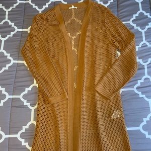 Long duster cardigan